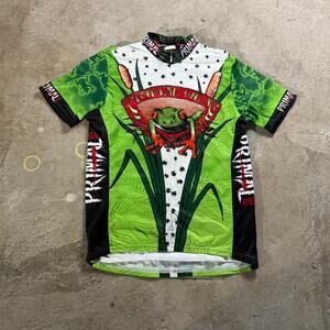 Vintage VTG 90’s Primal Wear Frog Cycling Jersey